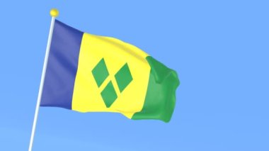 Dünyanın ulusal bayrağı, Saint Vincent ve Grenadines