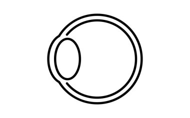 Göz küresinin basit kenar görüntüsü