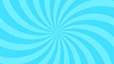 Mavi yoğunlaştırılmış çizgiler dalgalanıyor ve dönüyor, efekt arkaplanının döngü animasyonu, yaz resmi