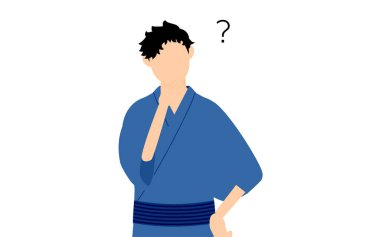 Yukata 'daki adamın şüpheleri var.