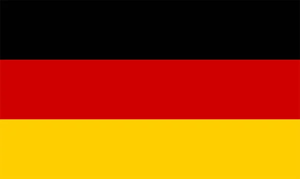 Die Nationalflagge Der Welt Deutschland — Stockvektor