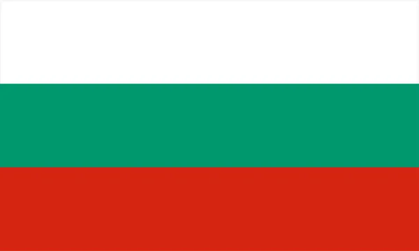 Государственный Флаг Мира Болгария — стоковый вектор