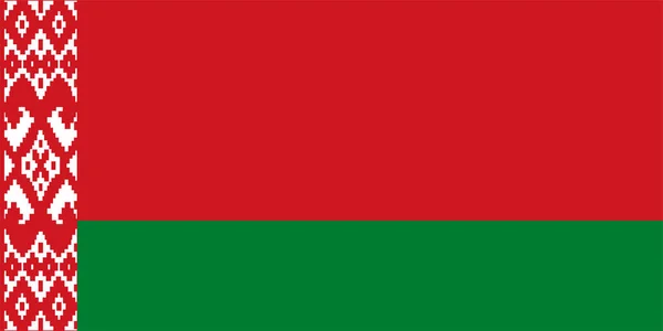 Государственный Флаг Мира Беларусь — стоковый вектор