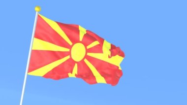 Dünyanın ulusal bayrağı, Kuzey Makedonya