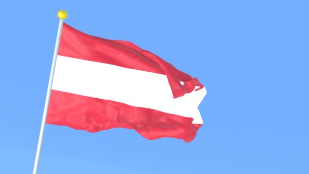 世界の国旗 オーストリア — ストック動画