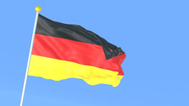 世界の国旗 ドイツ — ストック動画