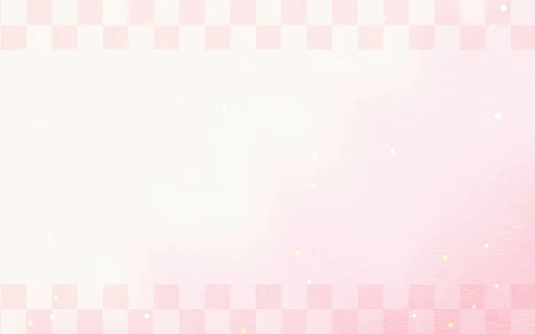 Japanese Background Pink Gradient Background Japanese Checkered Pattern — ストックベクタ