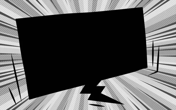 Black Friday Backgrounds Black Sunburst American Comic Style Callouts —  Vetores de Stock