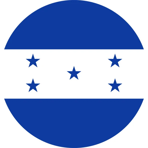 Die Nationalflagge Der Welt Honduras — Stockvektor