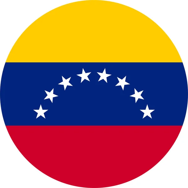 Bandeira Nacional Mundo Venezuela — Vetor de Stock
