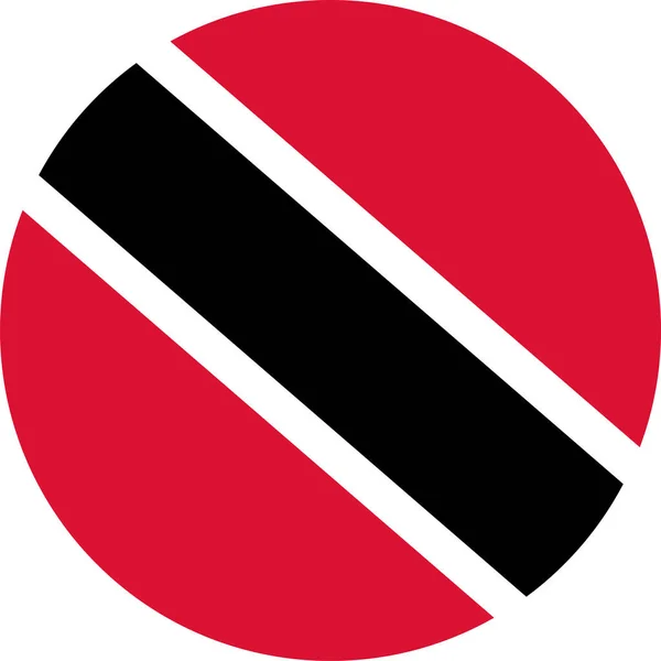 Národní Vlajka Světa Republika Trinidad Tobago — Stockový vektor