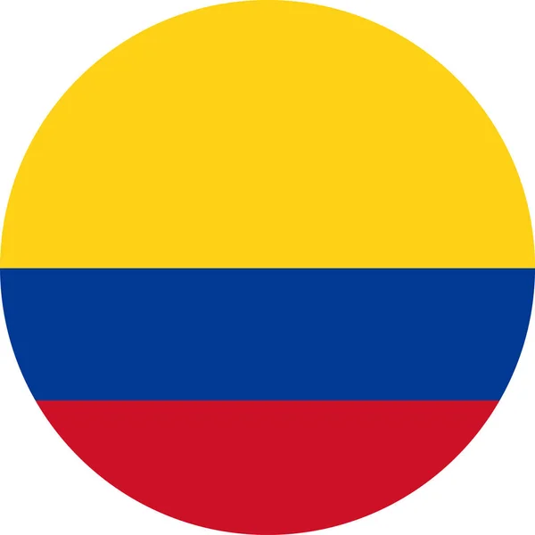 Bandeira Nacional Mundo Columbia — Vetor de Stock