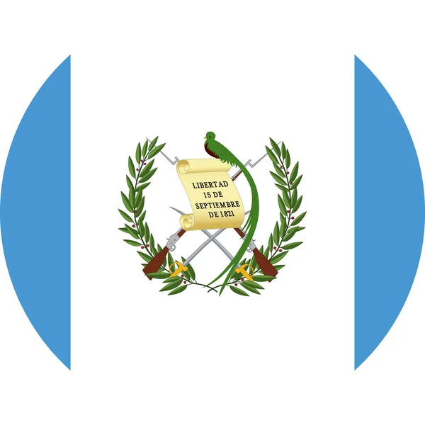 Bandeira Nacional Mundo Guatemala —  Vetores de Stock