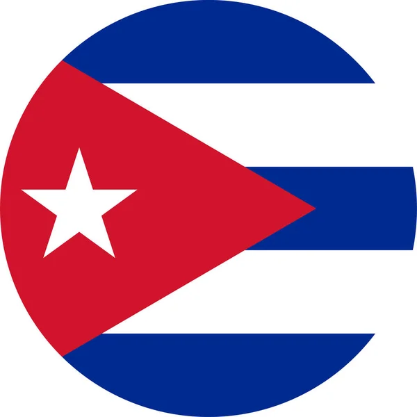 Bandera Nacional Del Mundo Cuba — Archivo Imágenes Vectoriales