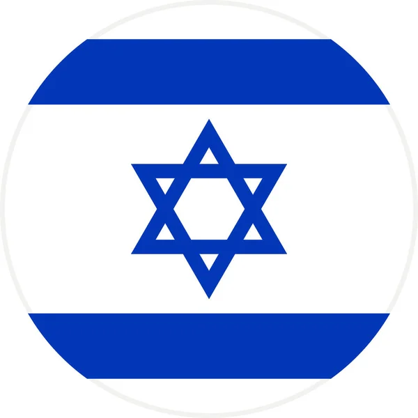 Bandera Nacional Del Mundo Israel — Vector de stock