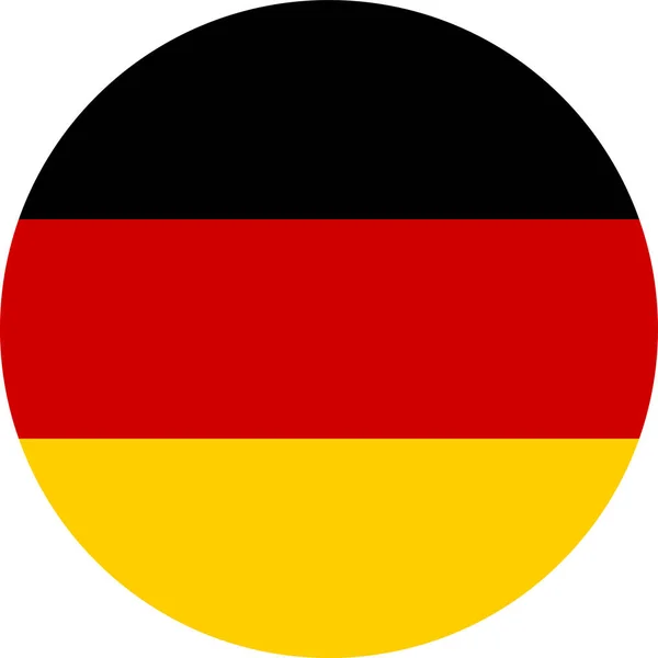Världens Nationella Flagga Tyskland — Stock vektor