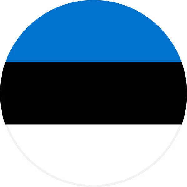 Drapeau National Monde Estonie — Image vectorielle
