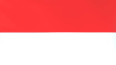 Rüzgarda dalgalanan ulusal bayrakların 3DCG animasyonu, Endonezya