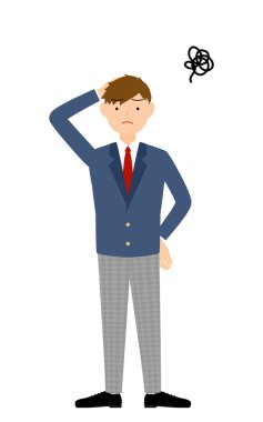 Çocuklar, ceket üniforması, kafanızla ilgilenin.