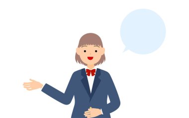 Kızlar, spor ceketli üniformalı, konuş benimle.)