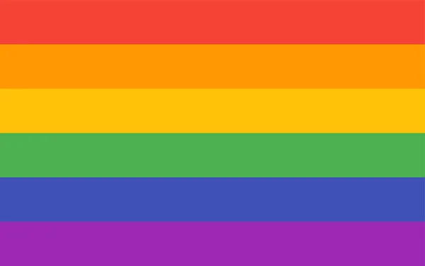 Lgbtの虹色人権 — ストックベクタ