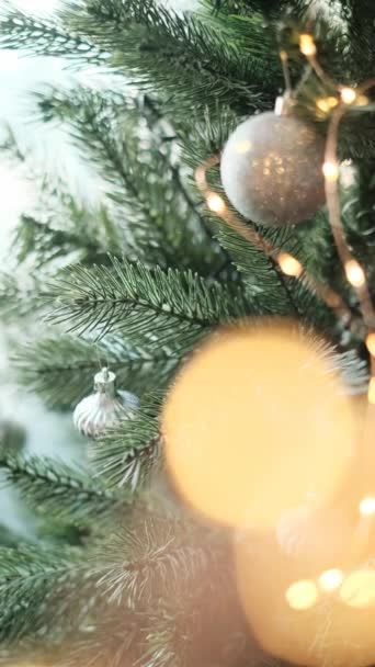 Udsmykning juletræet – Stock-video