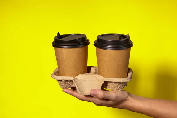 Café o té para llevar. — Foto de Stock