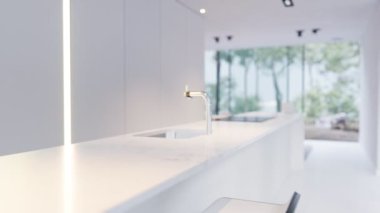 Mobilyalı modern villa.