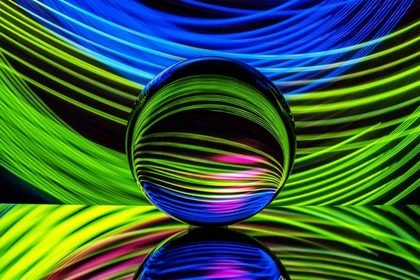 Lensball Fotografie Mit Viel Dynamik — Stockfoto