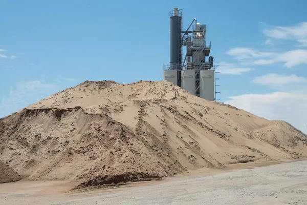 Песок Предназначен Производства Цемента Карьере — стоковое фото
