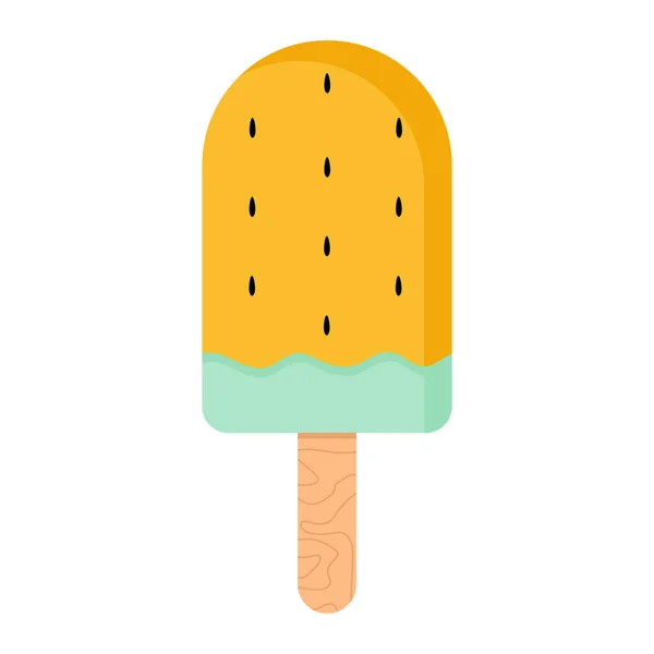 Cremiges Eis-Dessert — Stockvektor