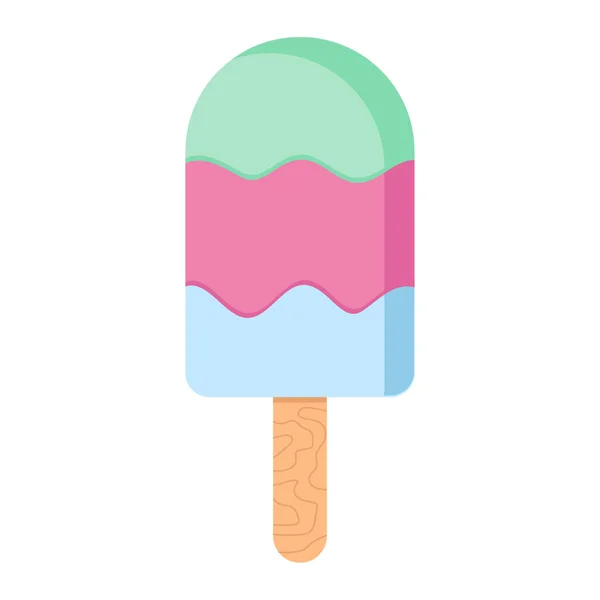 Smetanové zmrzliny dezert — Stockový vektor