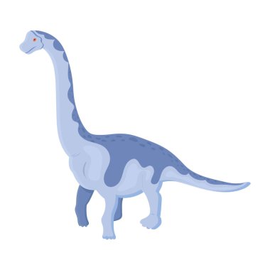 Beyaz arka planda izole edilmiş dinozorlar.