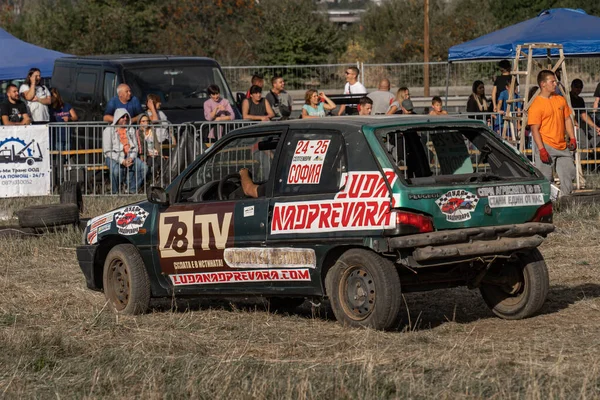 Bulgarije Sofia 2022 September Luda Nadprevara Wild Demolition Derby Niet — Stockfoto