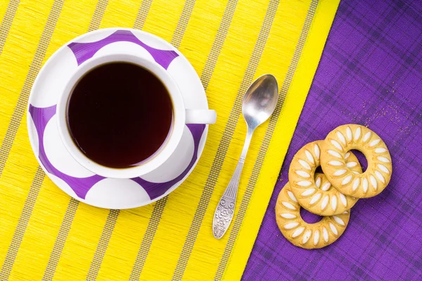 Tea with cookies Stock Photo