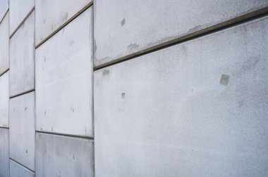 Köprü ve otoyol inşaatı için önceden yapılmış beton duvarın ayrıntıları