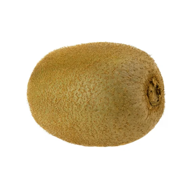 Fruit: Gehele kiwi 's geïsoleerd op witte achtergrond. Het clippad. Volledige velddiepte. — Stockfoto