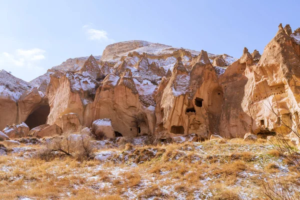 Panaromic View National Park Zelve Valley Nevsehir Capadocia Turkey Formaciones — Foto de Stock