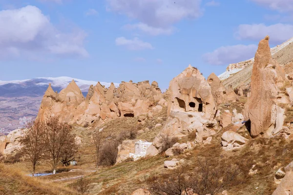 Panaromische Ansicht Des Nationalparks Zelve Valley Nevsehir Kappadokien Türkei Felsformationen — Stockfoto