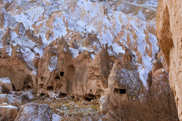 Panaromische Ansicht Des Nationalparks Zelve Valley Nevsehir Kappadokien Türkei Felsformationen — Stockfoto