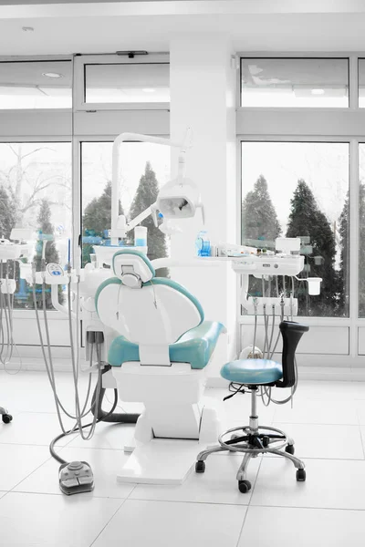 Interior Modern Dentist Office Brand New Dentist Chairs — Stock Photo, Image