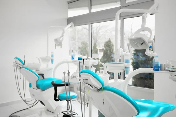 New Dental Office Multiple Dental Chairs — Stock Photo, Image