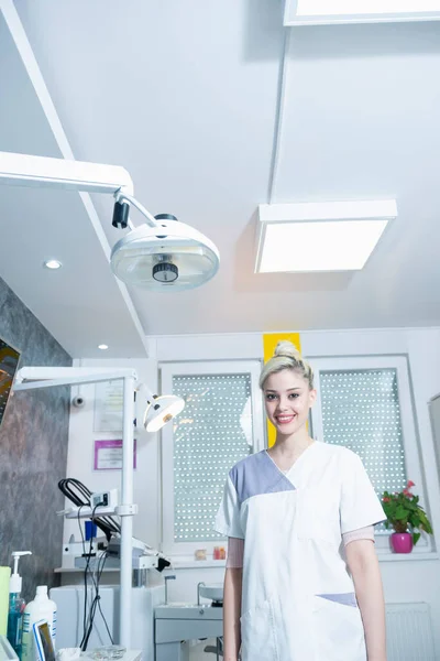 Portrait Female Orthodontic Specialist Work — Stock Photo, Image