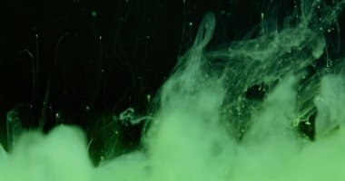 Abstract extrime macro composition of coloured liquids