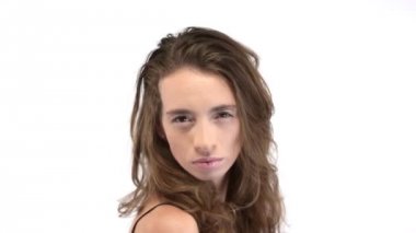 şehvetli genç kadın