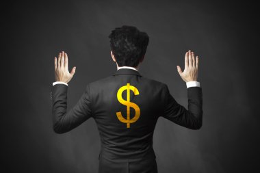 Eller yukarı dolar sembol alma müdürü tutuklandı