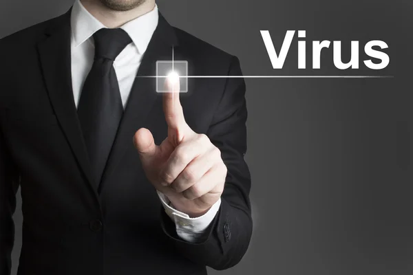 Virus touchscreen — Foto Stock