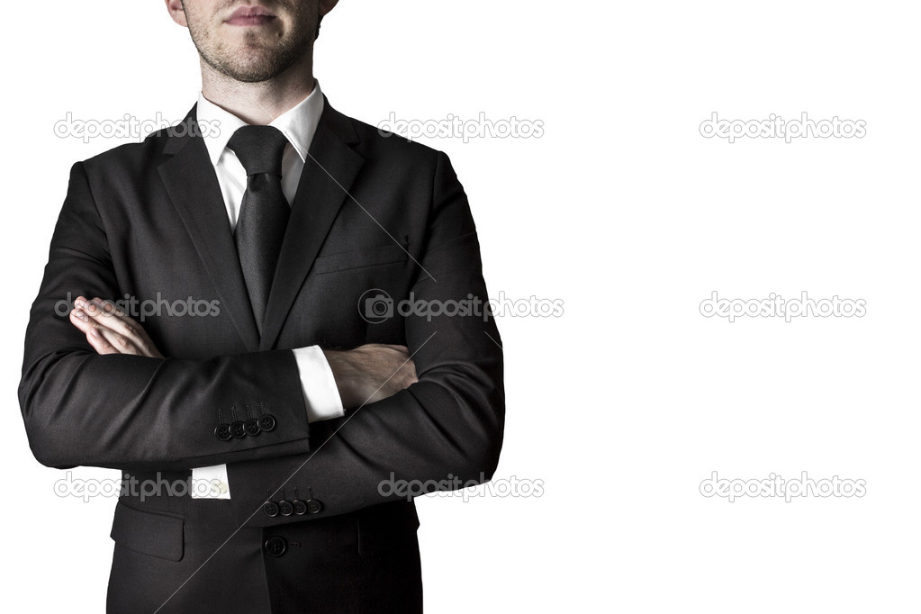 Manager with crossed arms