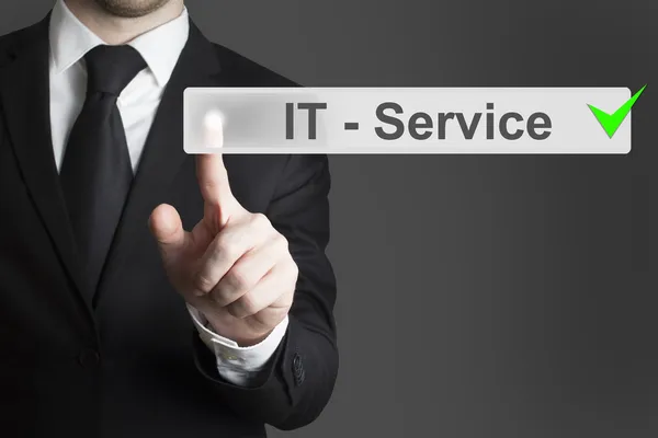 işadamı Servisi kontrol düğmesine basıyorum