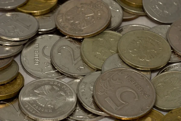 Zestaw monet rosyjskich — Zdjęcie stockowe